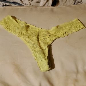 Yellow thong